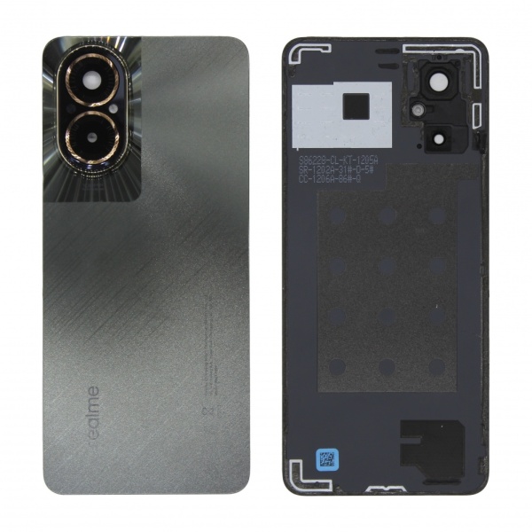 Задняя крышка для Realme C67 (Черный) - OR (SP)