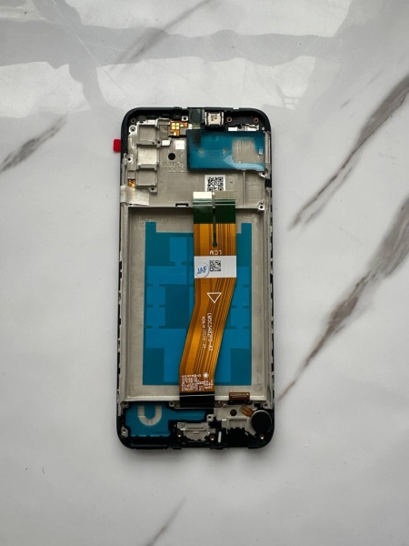 Дисплей в сборе с тачскрином для Samsung A025F (A02s) (Черный) переклей в рамке OR