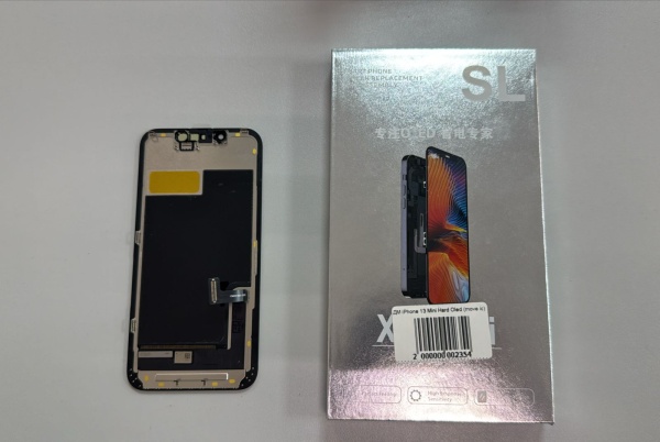 Дисплей в сборе с тачскрином для iPhone 13 Mini (Черный) - Hard Oled (Move ic)