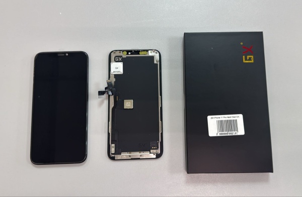 Дисплей в сборе с тачскрином для iPhone 11 Pro Max (Черный) - Hard Oled GX