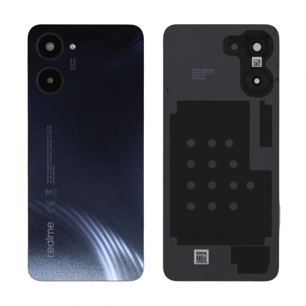 Задняя крышка для Realme 10 (RMX3171) (Черный) - OR (SP)