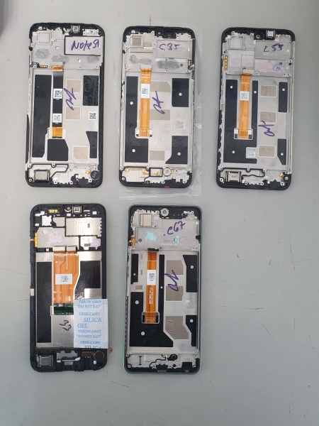 Дисплей в сборе с тачскрином для Realme C33 (RMX3624) (Черный) - в рамке OR (SP)