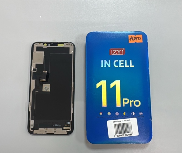 Дисплей в сборе с тачскрином для iPhone 11 Pro (Черный) - Премиум