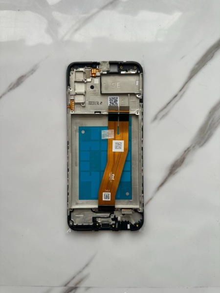 Дисплей в сборе с тачскрином для Samsung A025F (A02s) (Черный) в рамке OR